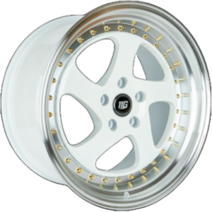11G Suzuka Aluminum  Wheels Cast Gold Rivet